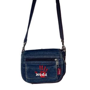 Vintage Y2K Authentic Mudd Brand Denim Crossbody Purse